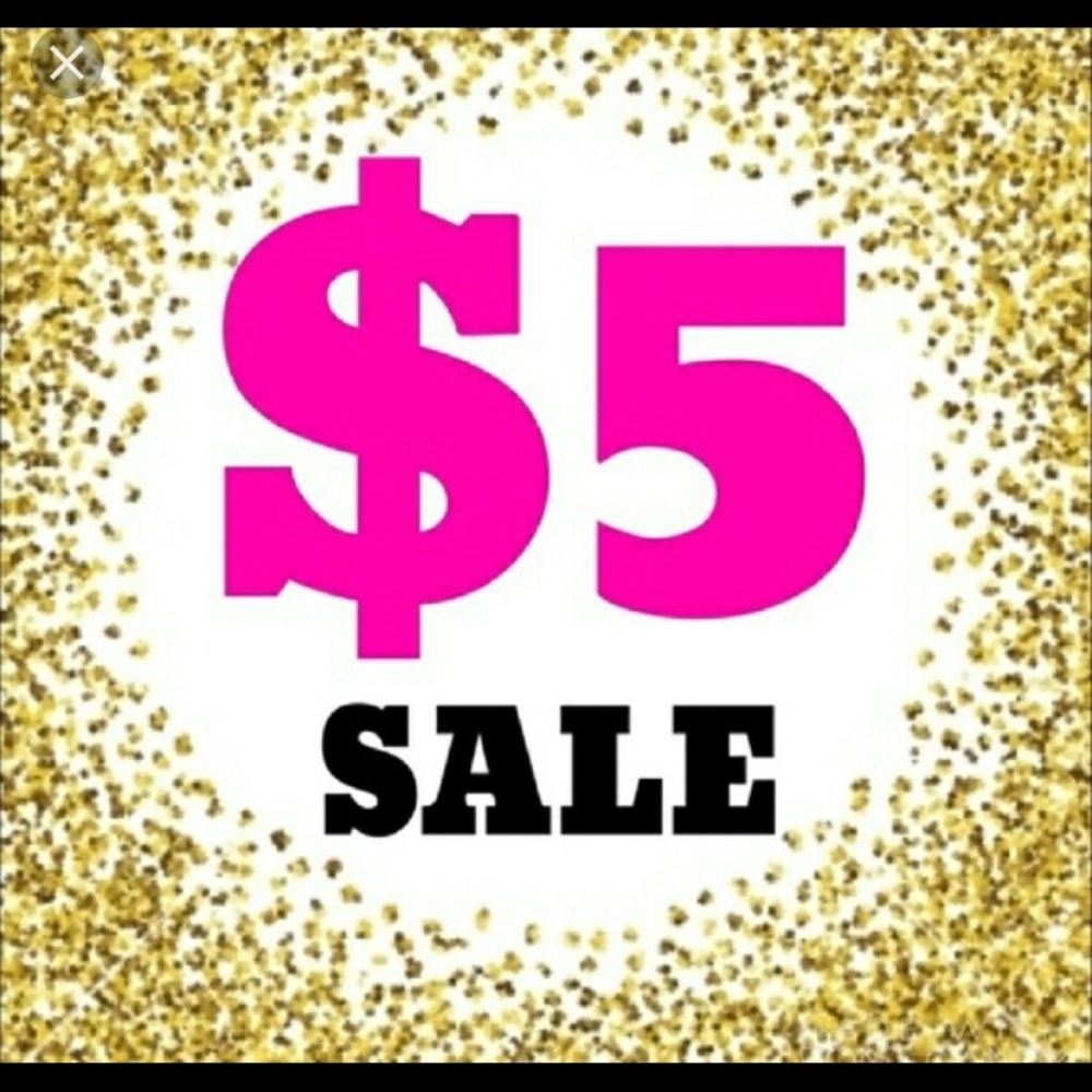 Select items marked $5!